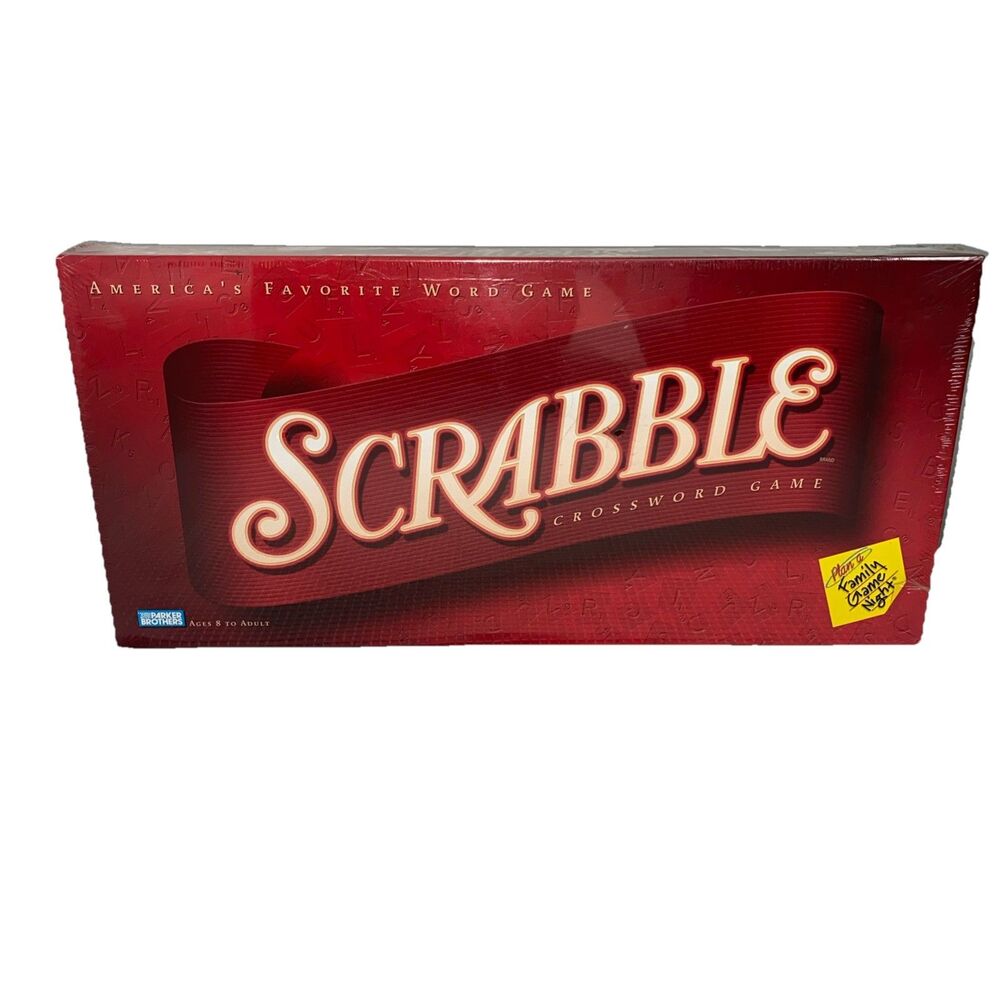 Vintage Brand New 2001 Parker Brothers Hasbro SCRABBLE crossword Game Sealed